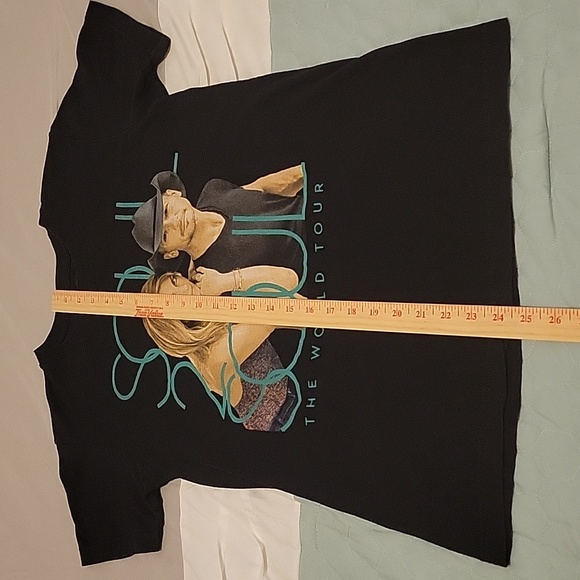Tim McGraw Faith Hill Concert T-Shirt Black Size Small Soul 2 Soul - Picture 5 of 13